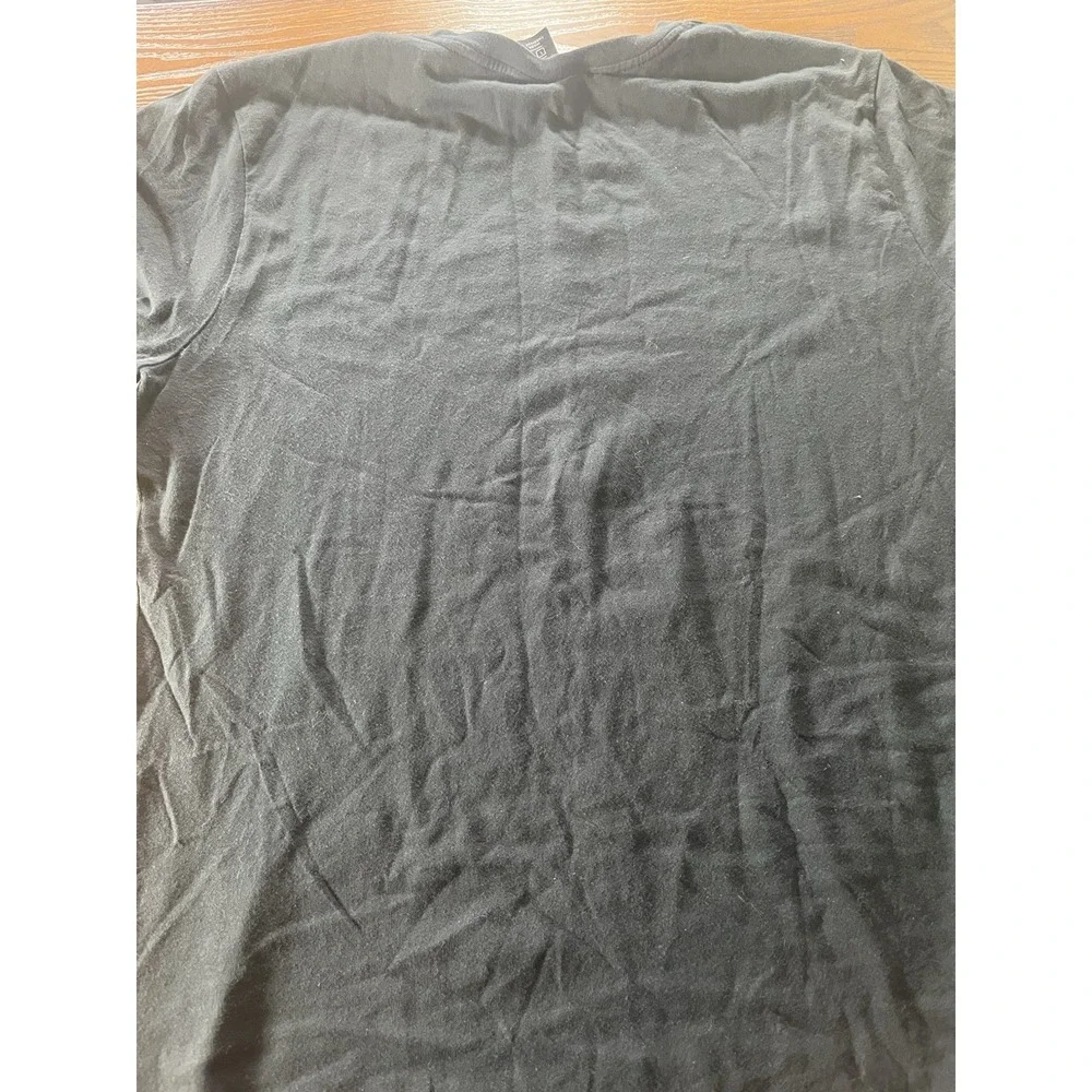 Nike Air Black T-Shirt Gold Striped Trim Track Shirt Top L BV3068-010
